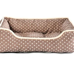 hma002 hondenbed dots bruin